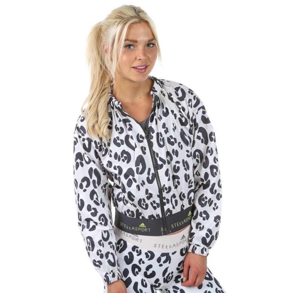 Adidas Stellasport Leopard Print Jacket S